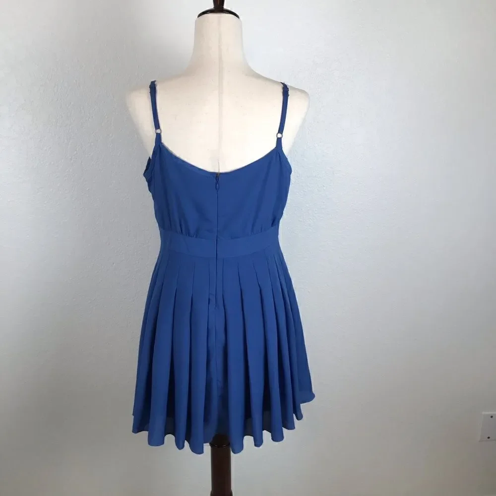 XX1 Boutique blue skater mini dress L‎